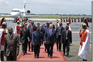 Ferid Nandjee, AKDN Resident Representative, Youssouf Bakayoko, 