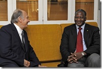 Prime Minister of Mali, Modibo Sidib&eacute; at the Prime Minister&rsquo;s Office.