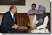 His Highness the Aga Khan meets with Indian Prime Minister Dr Manmohan Singh.