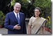His Highness the Aga Khan meets with Chairperson of the ruling United Progressive Alliance, Mrs Sonia Gandhi.