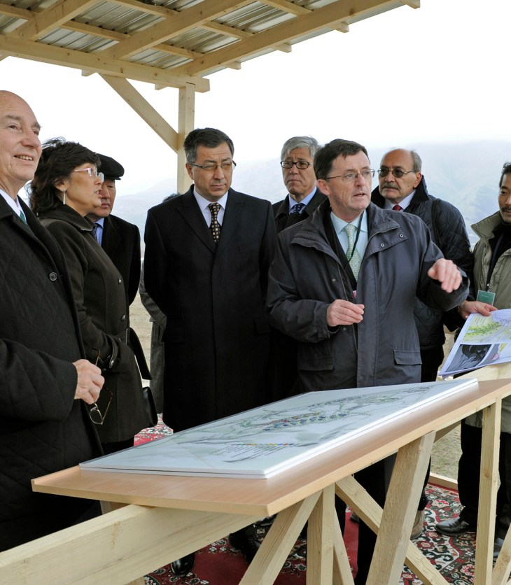 Mawlana Hazar Imam at UCA site