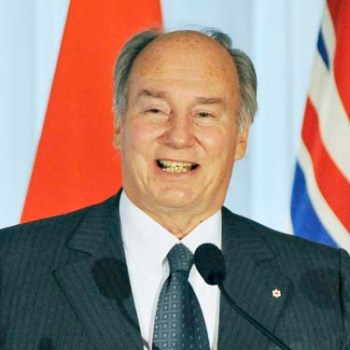 Vancouver, B.C.11/25/08 His Highness the Aga Khan, the Iman (spiritual leader) leader of the Shia Imami Ismaili Muslims is greeted by Premier Gordon Campbell, then having a meeting and continuing to a luncheon. Here, he speaks at luncheon. Ian Smith/Vancouver Sun [PNG Merlin Archive] Photograph by Ian Smith/Vancouver Sun