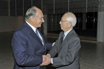 Architect Fumihiko Maki and His Highness the Aga Khan