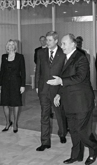 His Highness the Aga Khan with Stephen Harper