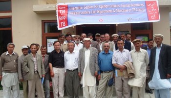 Group Photo of the particiapnt of the TB orientation workshop held  in Gulmit 