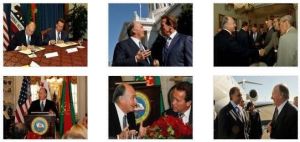 His Highness the Aga Khan with Governor Arnold Schwarzenegger