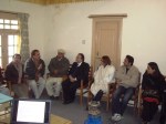 President Ismaili National Council getting briefing in Altit camp