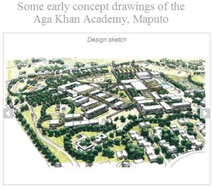 drawing of aga khan academy muputo