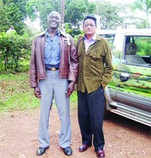 Jaffar Idi Amin with Vali Jamal