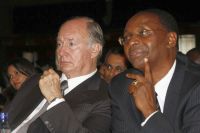 His Highness The Aga Khan and Nation Media Group chairman Wilfred Kiboro His Highness The Aga Khan and Nation Media Group chairman Wilfred Kiboro