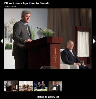Pictures: PM of Canada welcomes Aga Khan