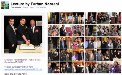 Photos: Lecture by Farhan Noorani, author of Mea Culpa 