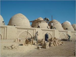 The Ismamyt Ata monument in Turkmenistan
