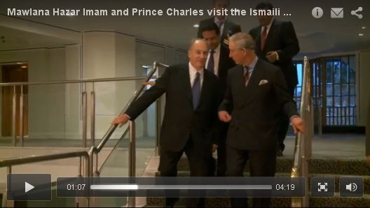 Video: His Highness the Aga Khan and Prince Charles visit the Ismaili Centre, London in commemoration of its 25th anniversary