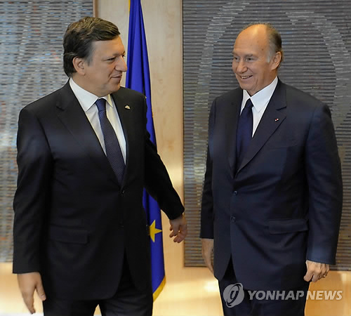 His Highness the Aga Khan in Brussels, Belgium