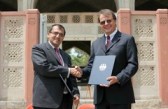 German Embassy New Delhi - Agreement for conservation of Chausath Khambha