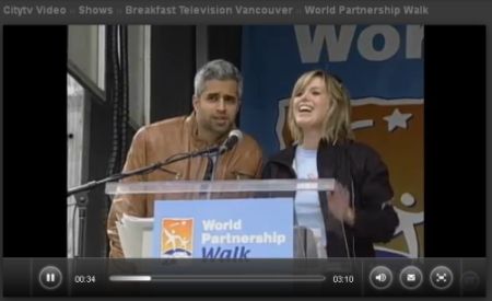 Breakfast Television Vancouver: World Partnership Walk 2011