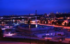 June 21: Aga Khan Museum Toronto Construction - Nightshot by Cobby17/Flickr