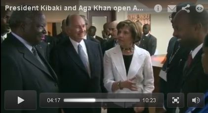 AKDN video of His Highness the Aga Khan and President Kibaki opening the Aga Khan University Heart and Cancer Centre, Nairobi AKDN video of His Highness the Aga Khan and President Kibaki opening the Aga Khan University Heart and Cancer Centre, Nairobi