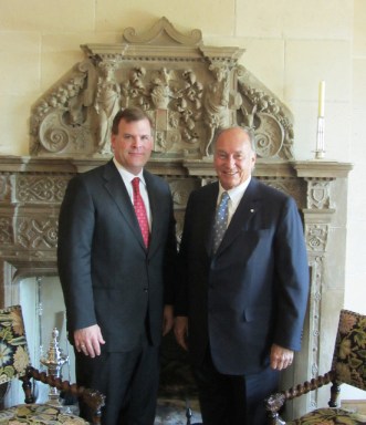 Canadian Foreign Affairs Minister John Baird meets with His Highness the Aga Khan