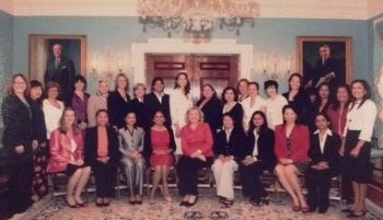 TechWomen Mentors with Secretary Hillary Clinton A Canadian in the Valley - Ismailimail's Interview with Anar Simpson