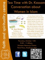 Tea Time with Dr. Kassam: Conversation about women in Islam | University of Calgary