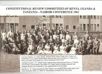 Constitutional Review Committee, Group Photo 1961 - by Ameer Janmohamed