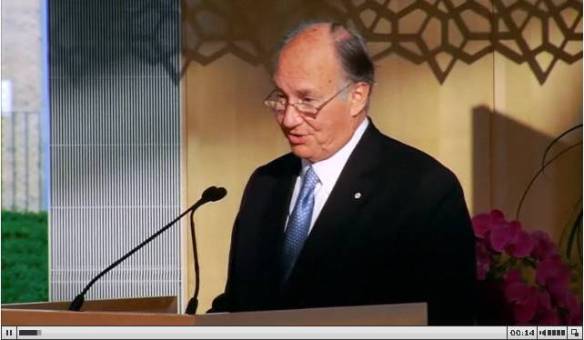 Video: Launch of Annual Pluralism Lecture Series: Remarks by His Highness the Aga Khan