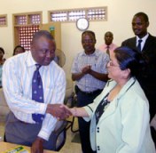 Rotary.org: News - Vocational training team shares expertise with Aga Khan University faculty in Uganda