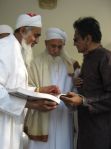 Bhaisaheb Saifuddin blesses Dr Vali Jamal's forthcoming book