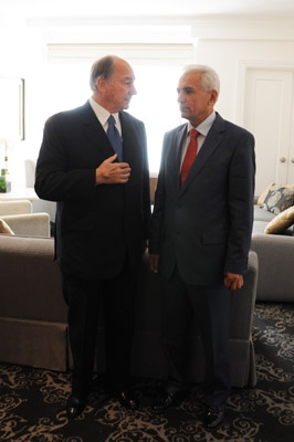 Meeting of Tajik Foreign Minister with His Highness the Aga Khan