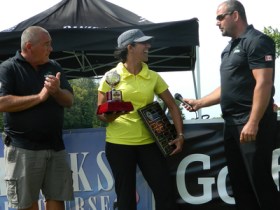 Golfer Fareen Samji wins Canadian National Long Drive Challenge