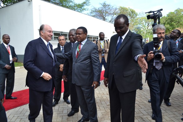 His Highness the Aga Khan in Arusha for opening of EAC headquarters