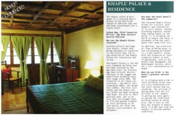 Serena Khaplu Palace & Residence in Gilgit-Baltistan wins Virgin Holidays Responsible Tourism Awards 2012