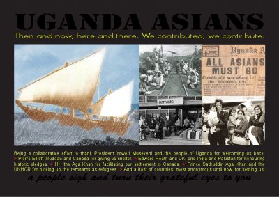 Vali Jamal shares latest content from his forthcoming book: Uganda Asians