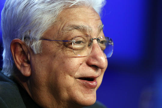 Wipro Chairman Azim Premji Giving back: Eight innovative philanthropists around the world - (Image: Christian Science Monitor)