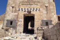 Syria: How Ancient Artifacts Are Being Traded for Guns | TIME.com The badly damaged outer gate of Aleppo's Citadel.