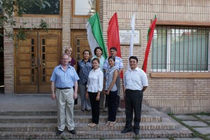 British Ambassador David Moran visits Aga Khan School, Osh, 2010