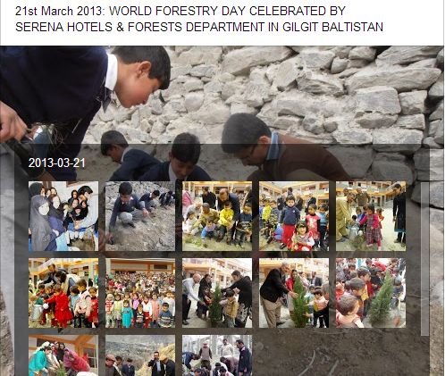 Serena Hotels & Forests Department in Gilgit Baltistan celebrate "World Forestry Day" Serena Hotels & Forests Department in Gilgit Baltistan celebrate "World Forestry Day"