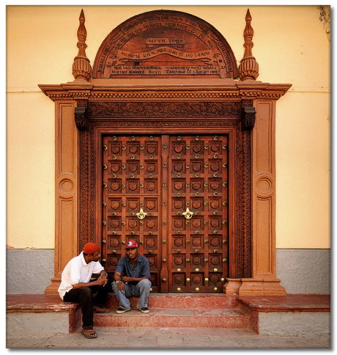 Entrance Doors to Zanzibar Ismaili Jamatkhana