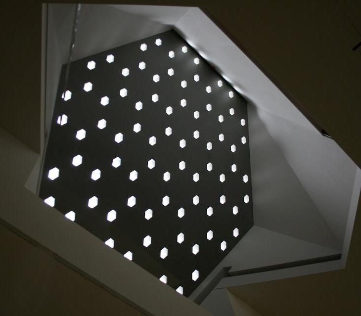 A peek at the Aga Khan Museum construction work in progress - Detail of the honeycomb skylight