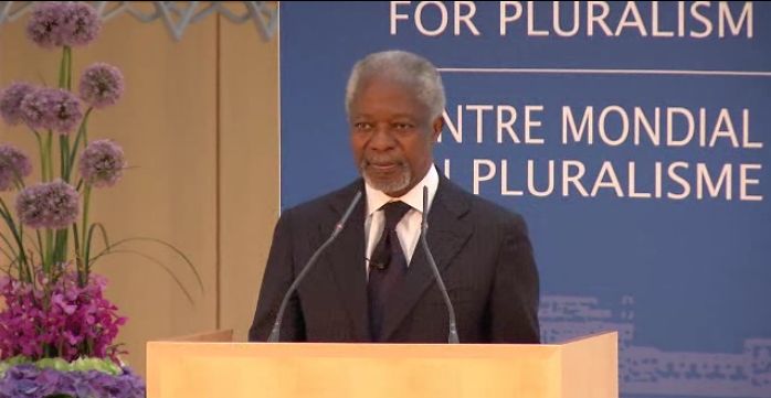 Video: Kofi Annan, Global Centre for Pluralism, Annual Lecture 2013