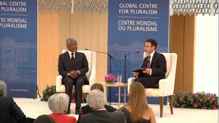 John Stackhouse, Globe and Mail Editor-in-Chief, with Kofi Annan, Global Centre for Pluralism, Annual Lecture 2013 John Stackhouse, Globe and Mail Editor-in-Chief, with Kofi Annan, Global Centre for Pluralism, Annual Lecture 2013