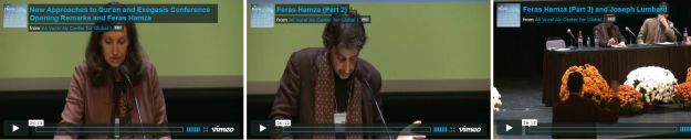 New Approaches to Qur'an and Exegesis Conference Opening Remarks and Feras Hamza