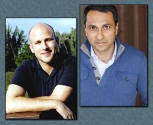 (L) Greg Epstein, Humanist Chaplain at Harvard University; and {R)  Dr. Eboo Patel