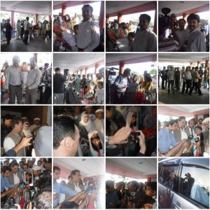 Samina Baig's Reception at Islamabad Airport