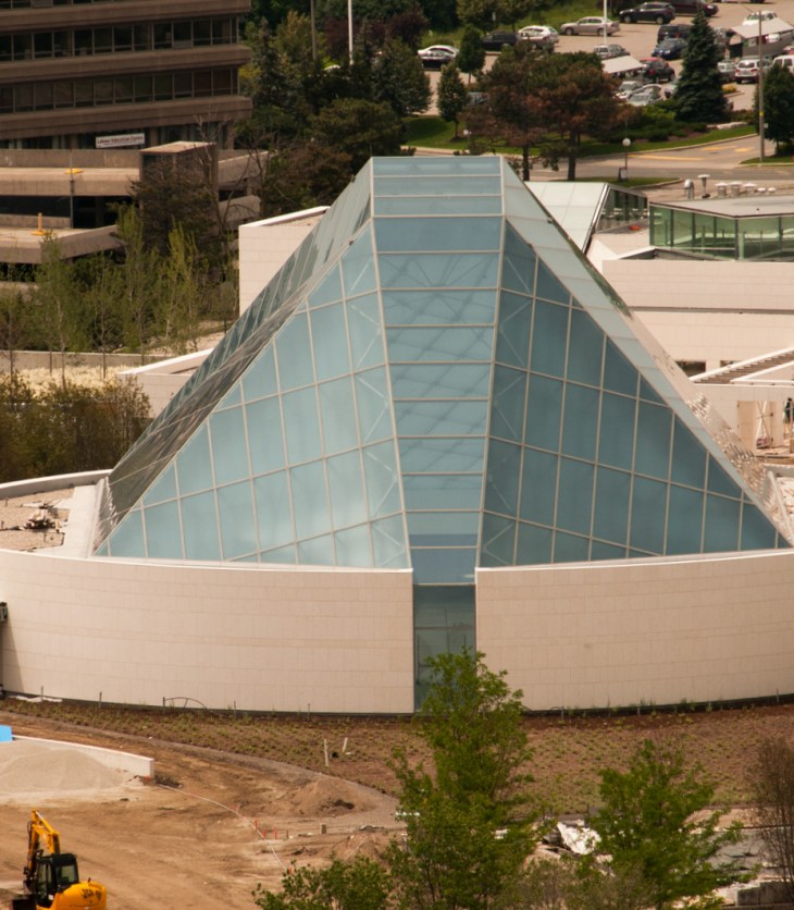 Aerial shots of Toronto JamatKhana and Museum