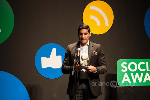 Farhan Mohamed receives Vancouver Social Media Award