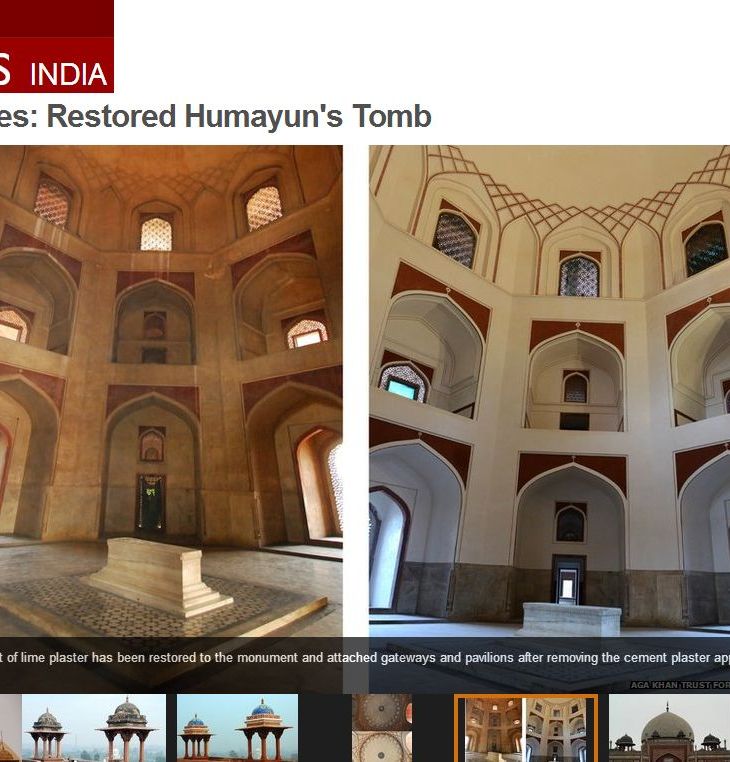 BBC In pictures: Restored Humayun's Tomb