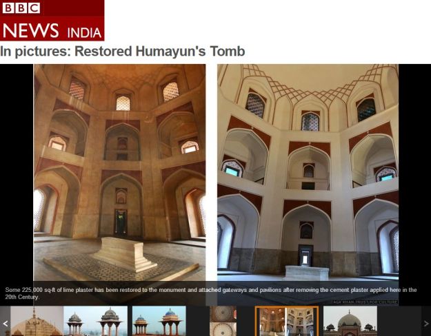 BBC In pictures: Restored Humayun's Tomb BBC In pictures: Restored Humayun's Tomb